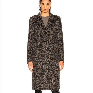 Rta Jamson Leopard Print Coat